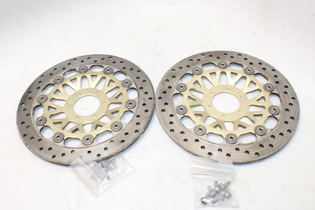 1997 Honda Interceptor 750 Vfr750F Front Left Right Brake Rotors Discs