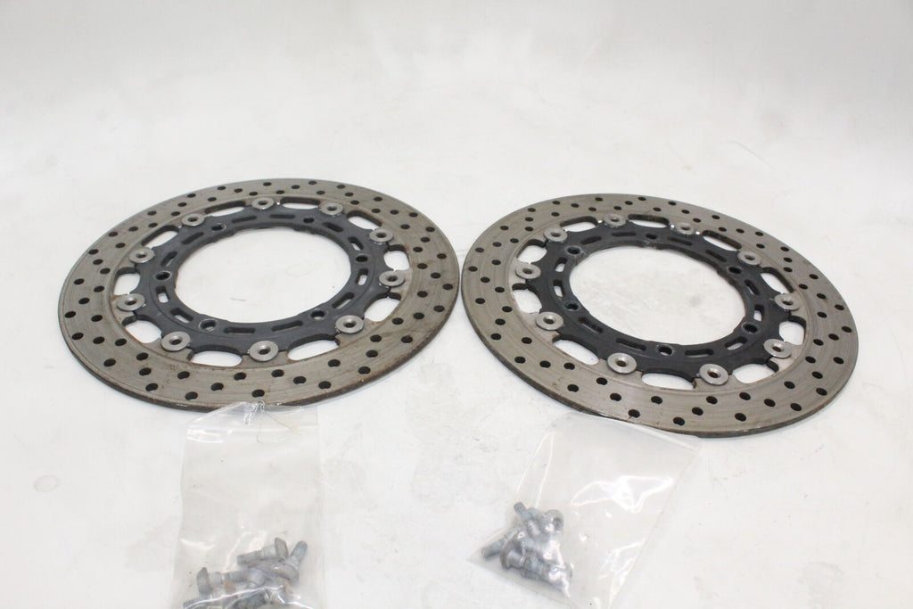 1998-99 Yamaha Yzf R1 Front Left Right Brake Rotors Discs 4Sv-2581T-01-00 Oem