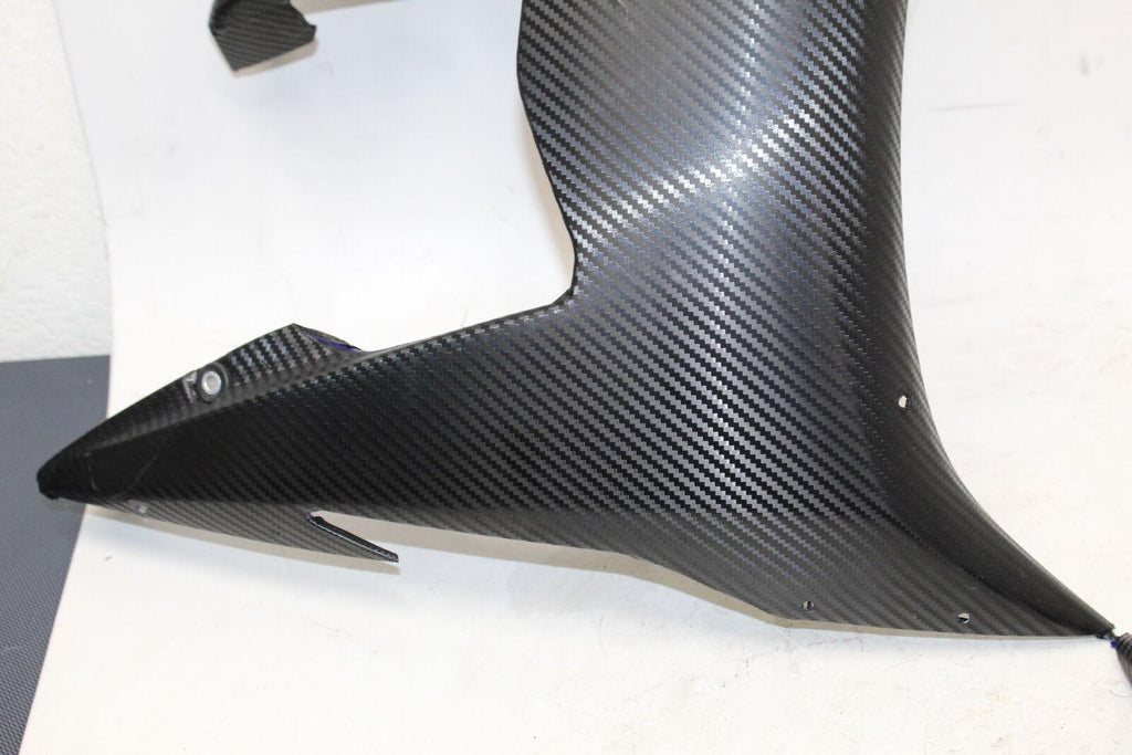 2009 Yamaha Yzf R6S Left Right Lower Mid Upper Side Fairing Cowl Set Oem Carbon