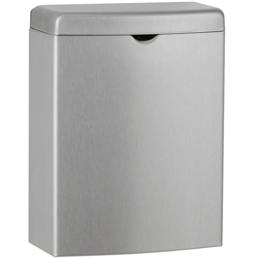 Bobrick B-270 Commercial Restroom Sanitary Napkin/Tampon Disposal, Surface-Mount