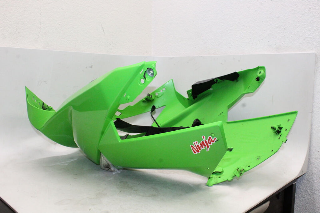 2009-11 Kawasaki Ninja 650R Ex650C Front Upper Nose Fairing Cowl Shroud Oem