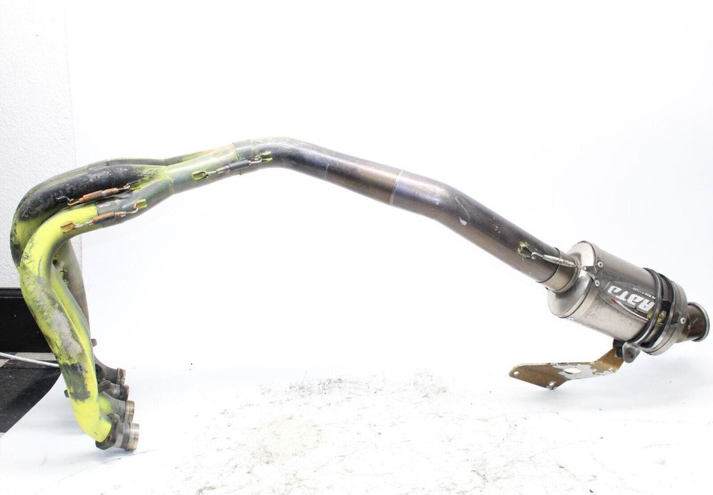 2004 Kawasaki Ninja Zx10 R Zx1000C Full Exhaust System Pipe Header Titanium