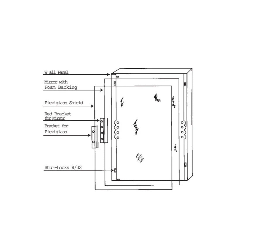 Sentry Vandal Resistant 18X30 Commercial Restroom Mirror - 18" X 30" Aa-Sms1830