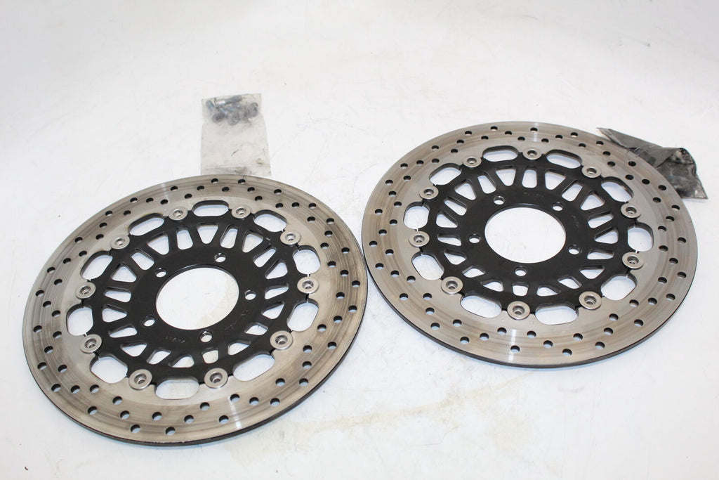 2011 Triumph Rocket Iii 3 Front Left Right Brake Rotors Discs Oem