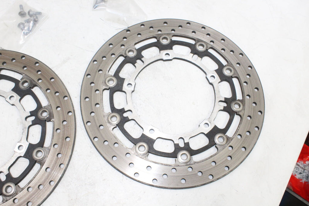 2008-16 Yamaha Yzf R6 Front Left Right Brake Rotors Discs 13S-2581T-00-00 Oem