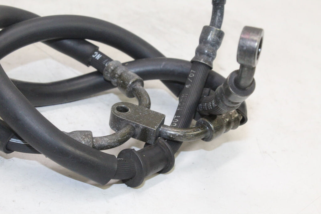 2006-07 Yamaha Yzf R6 Front Brake Caliper Hoses Lines 2C0-25872-00-00 Oem