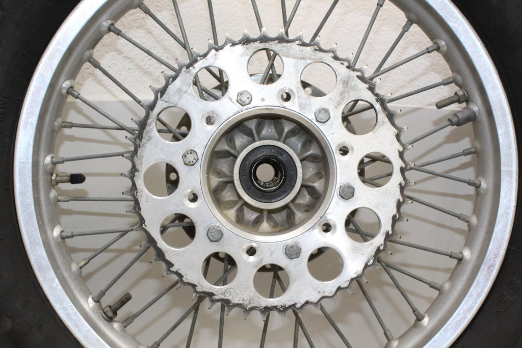 1996 Husaberg Fe350 Te350 Rear Back Wheel Rim Tire W/ Sprocket Oem