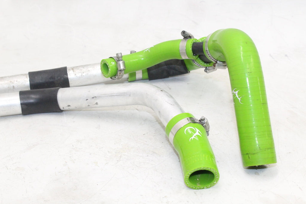 2005-06 Honda Cbr600Rr Radiator Green Hoses Engine Coolant Water Pipes Hoses