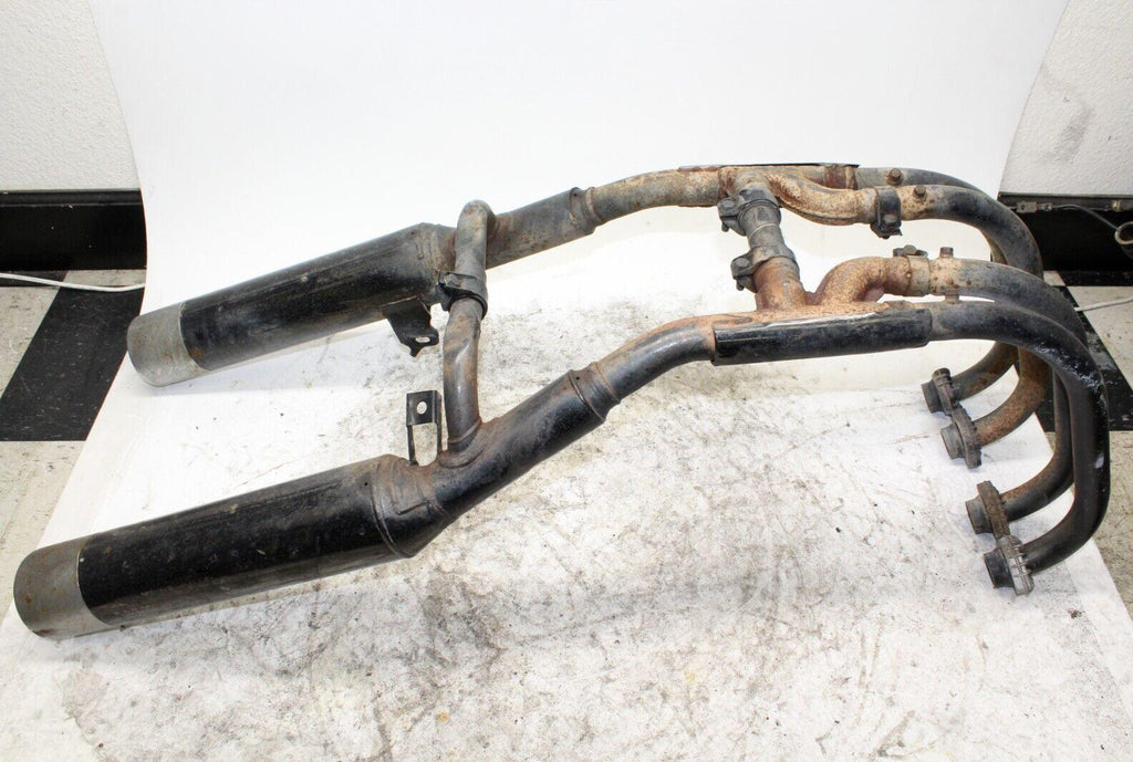 1985 Yamaha Fj600 Full Exhaust System Headers Pipe Muffler