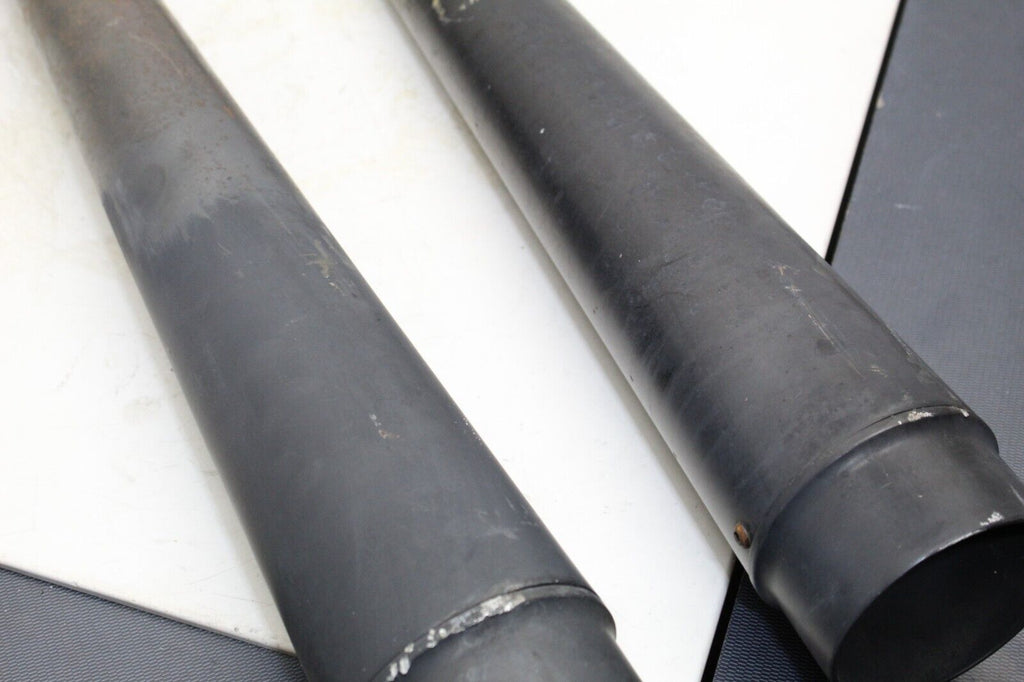 Mutazu Black Slip-On Mufflers Exhaust Harley Touring