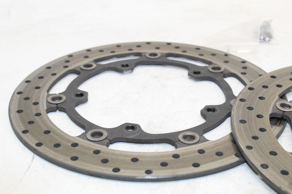 2009 Yamaha Yzf R6S Front Left Right Brake Rotors Discs