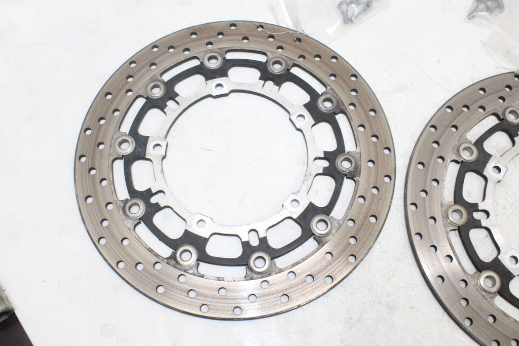 2008-16 Yamaha Yzf R6 Front Left Right Brake Rotors Discs 13S-2581T-00-00 Oem