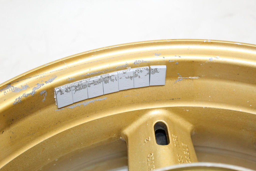 2003 Suzuki Gsxr600 Rear Back Wheel Rim Gold