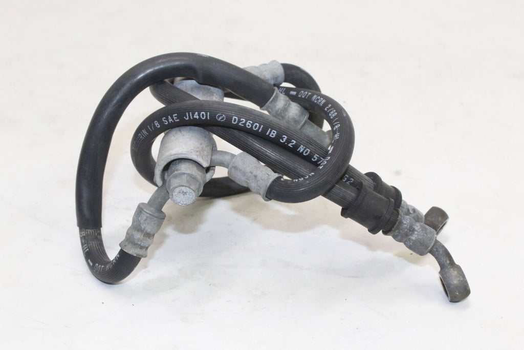 1987-90 Honda Cbr600F Front Brake Caliper Hoses Lines Oem