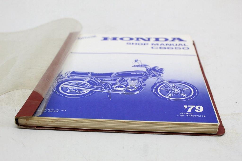 1979 '79 Honda Cb650 Motorcycle Shop Service Repair Manual Book