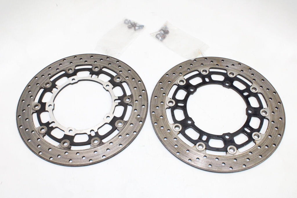 2008-14 Yamaha Yzf R6 Front Left Right Brake Rotors Discs 13S-2581T-00-00 Oem