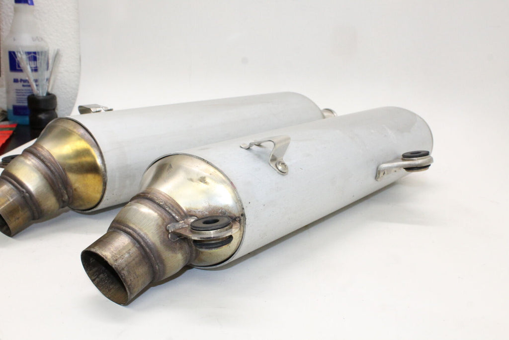 2000 Cagiva Gran Canyon 900 Exhaust Pipes Muffler Slip On Can Silencer Oem