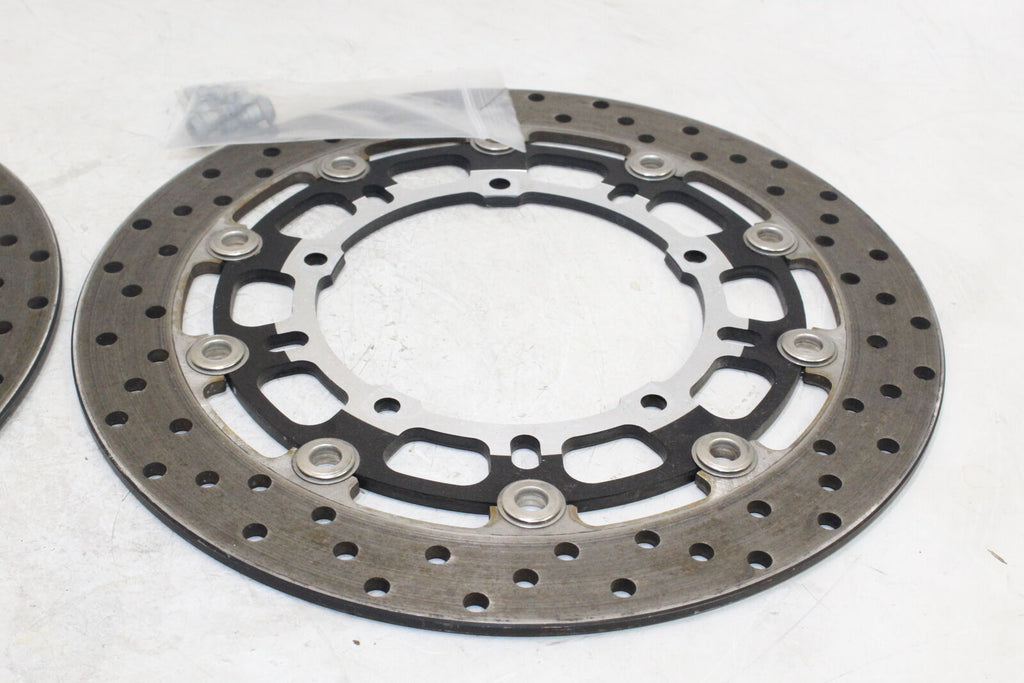 2008-16 Yamaha Yzf R6 Front Left Right Brake Rotors Discs 13S-2581T-00-00 Oem