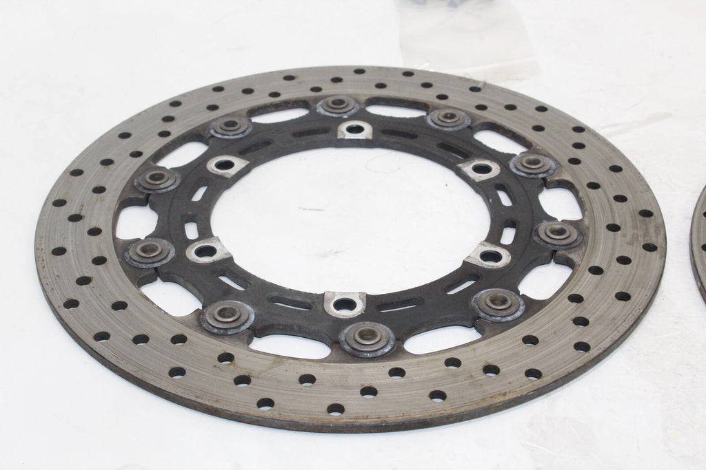 1998-99 Yamaha Yzf R1 Front Left Right Brake Rotors Discs 4Sv-2581T-01-00 Oem