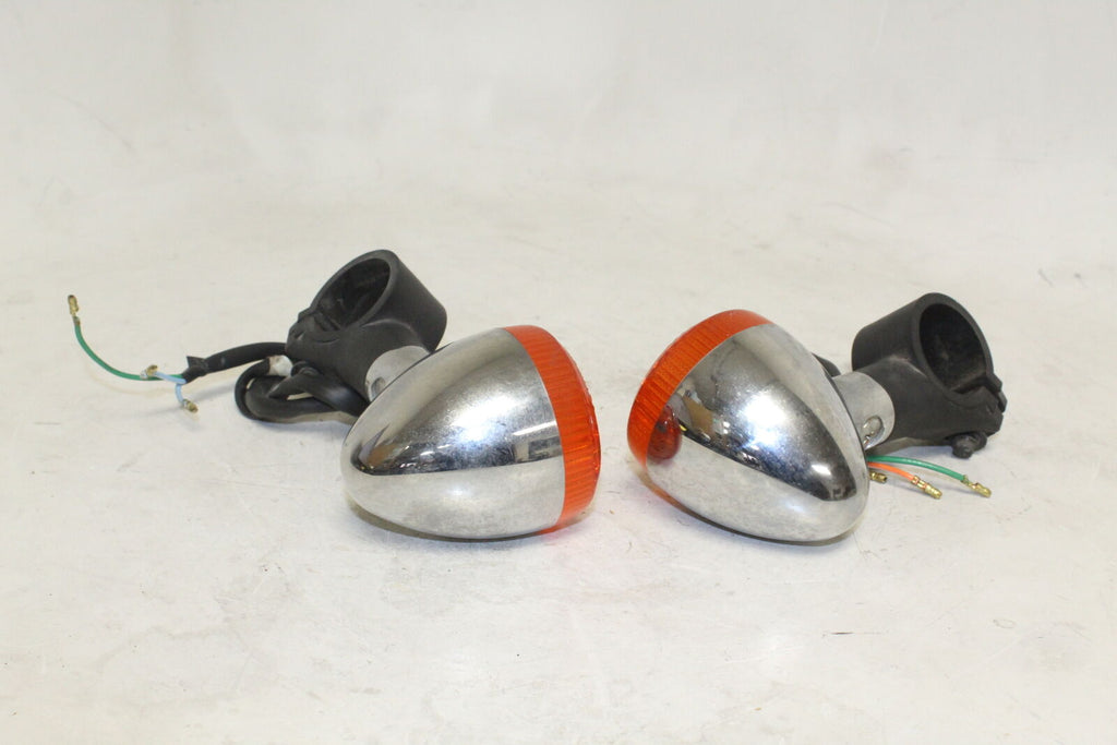 1999 Honda Shadow Ace 1100 Vt1100T Tour Black Front Left Right Turn Signals Oem