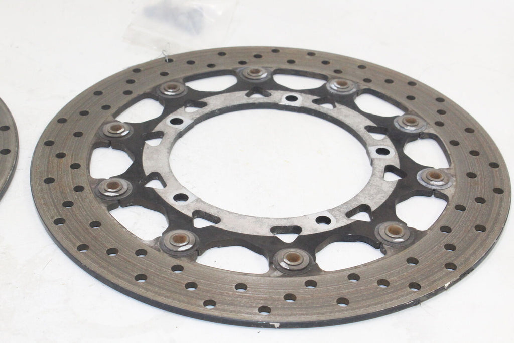 2003-05 Yamaha Yzf R6 Front Left Right Brake Rotors Discs 5Sl-2581T-10-00 Oem