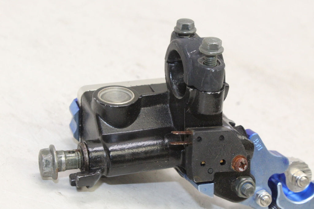 Cnc 7/8" 22Mm Front Blue Brake Master Cylinder W/ Lever