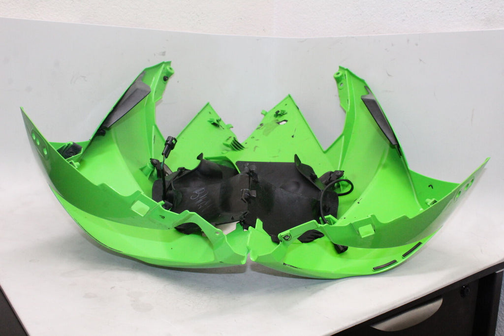 2009-11 Kawasaki Ninja 650R Ex650C Front Upper Nose Fairing Cowl Shroud Oem