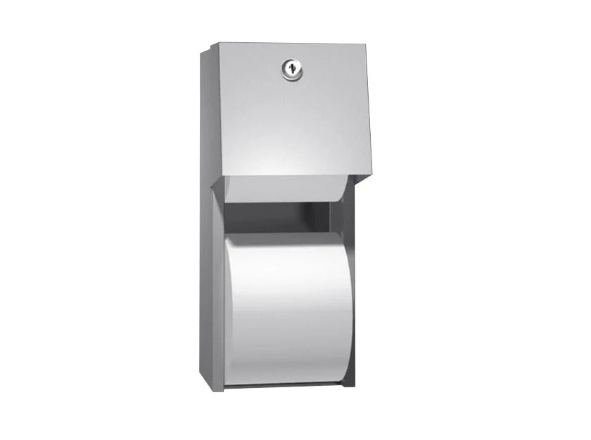 Asi Surface Mounted Dual Roll Toilet Tissue Dispenser 10-0030