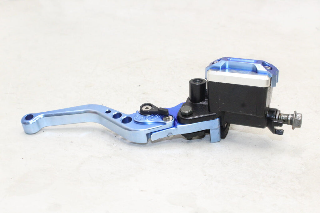 Cnc 7/8" 22Mm Front Blue Brake Master Cylinder W/ Lever