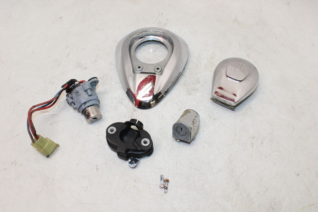 1998 Honda Shadow Aero Vt1100C3L Ignition Lock W Gas Cap & Seat Lock Set !No Key