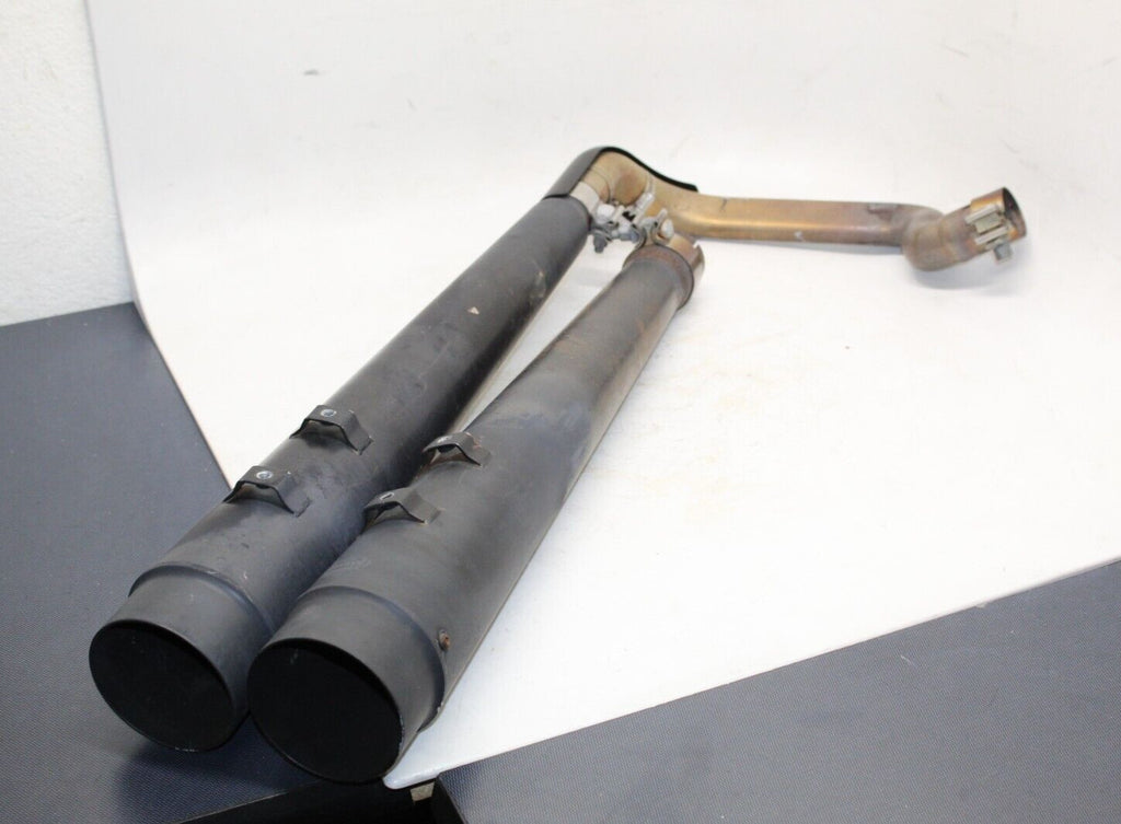 Mutazu Black Slip-On Mufflers Exhaust Harley Touring
