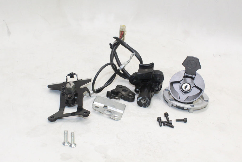 2008-12 Kawasaki Ninja Ex250J Ignition Lock Set Gas Cap And Seat Lock Oem No Key