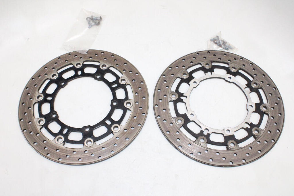 2008-14 Yamaha Yzf R6 Front Left Right Brake Rotors Discs 13S-2581T-00-00 Oem