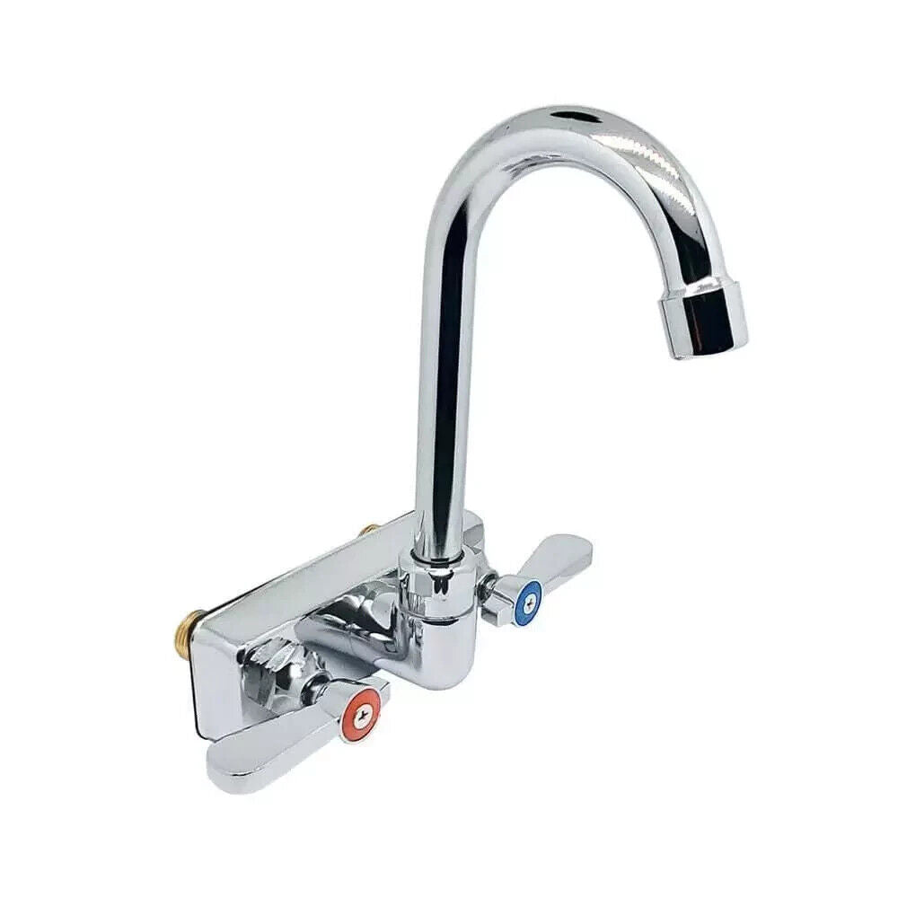 Bk Resources Bkhs-D-Ss-Ss Space Saver Hand Sink With Side Splashes Wall Mount