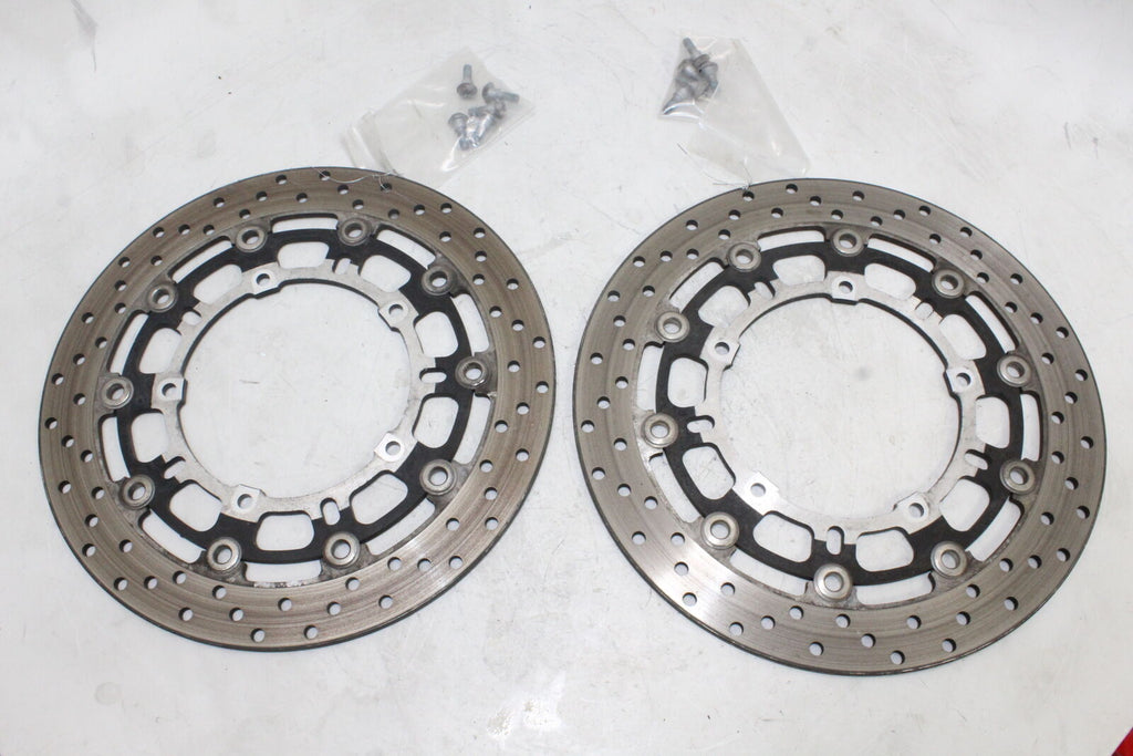 2008-16 Yamaha Yzf R6 Front Left Right Brake Rotors Discs 13S-2581T-00-00 Oem