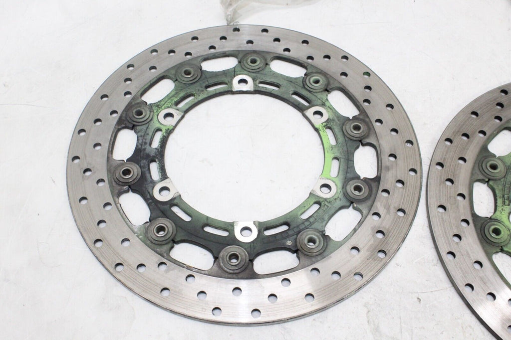 1998-99 Yamaha Yzf R1 Front Left Right Brake Rotors Discs 4Sv-2581T-01-00 Oem