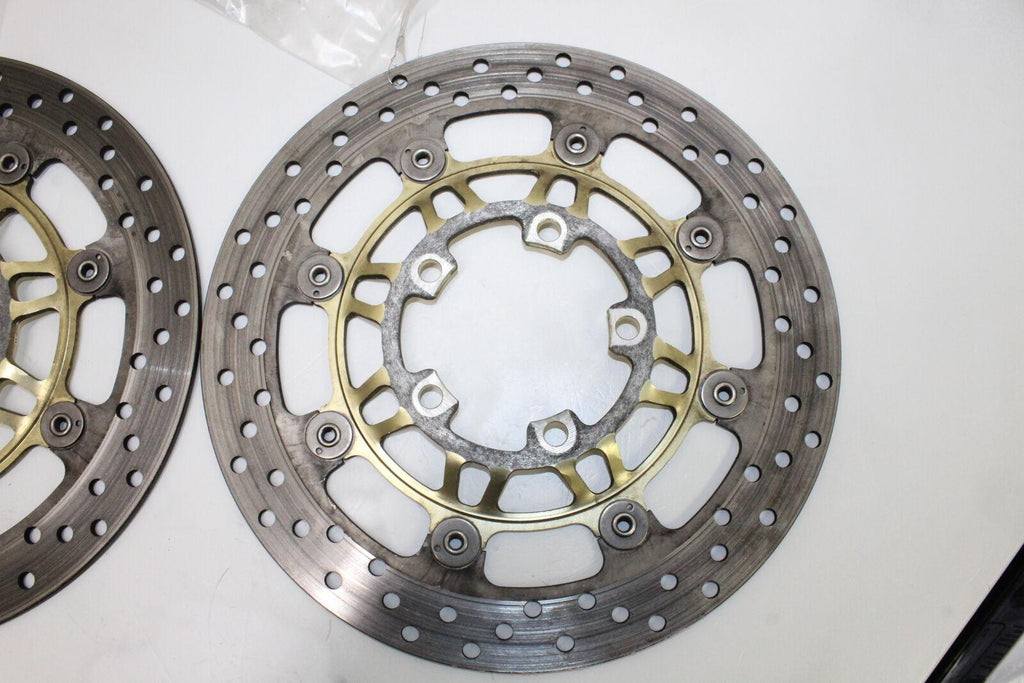 2009-12 Triumph Daytona 675R Sunstar Front Left Right Brake Rotors Discs