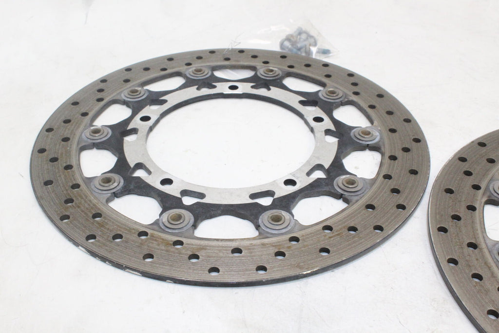 2003-05 Yamaha Yzf R6 Front Left Right Brake Rotors Discs 5Sl-2581T-10-00 Oem