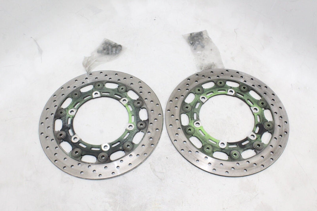 1998-99 Yamaha Yzf R1 Front Left Right Brake Rotors Discs 4Sv-2581T-01-00 Oem