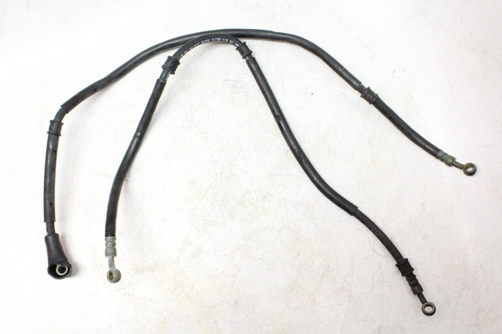 88-91 Honda Hawk Gt 650 Oem Front Brake Caliper Hoses Lines