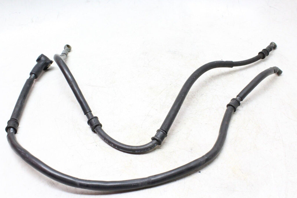 88-91 Honda Hawk Gt 650 Oem Front Brake Caliper Hoses Lines
