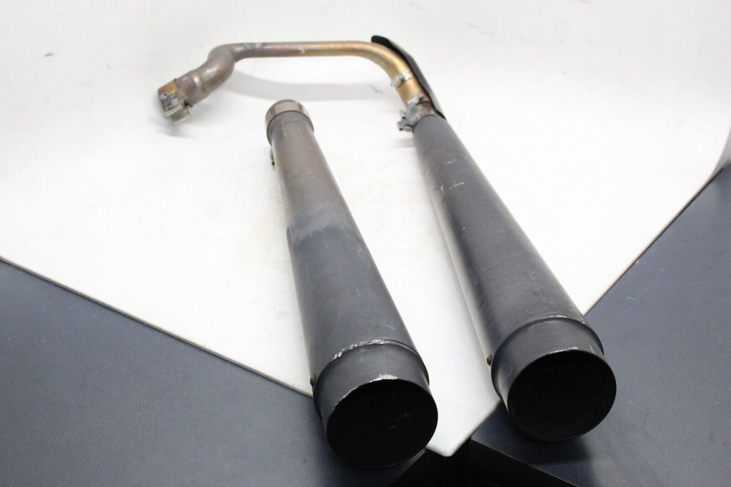 Mutazu Black Slip-On Mufflers Exhaust Harley Touring