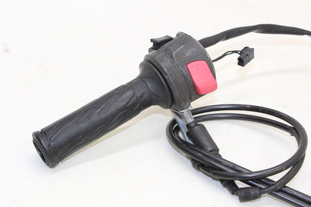 2013 09-15 Suzuki Sfv650 Right Throttle W Cable Handle Kill Off Start Switch Oem