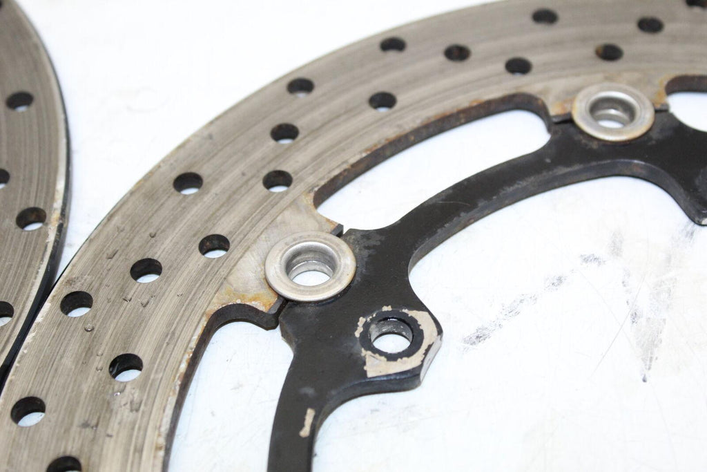 2009 Yamaha Yzf R6S Front Left Right Brake Rotors Discs