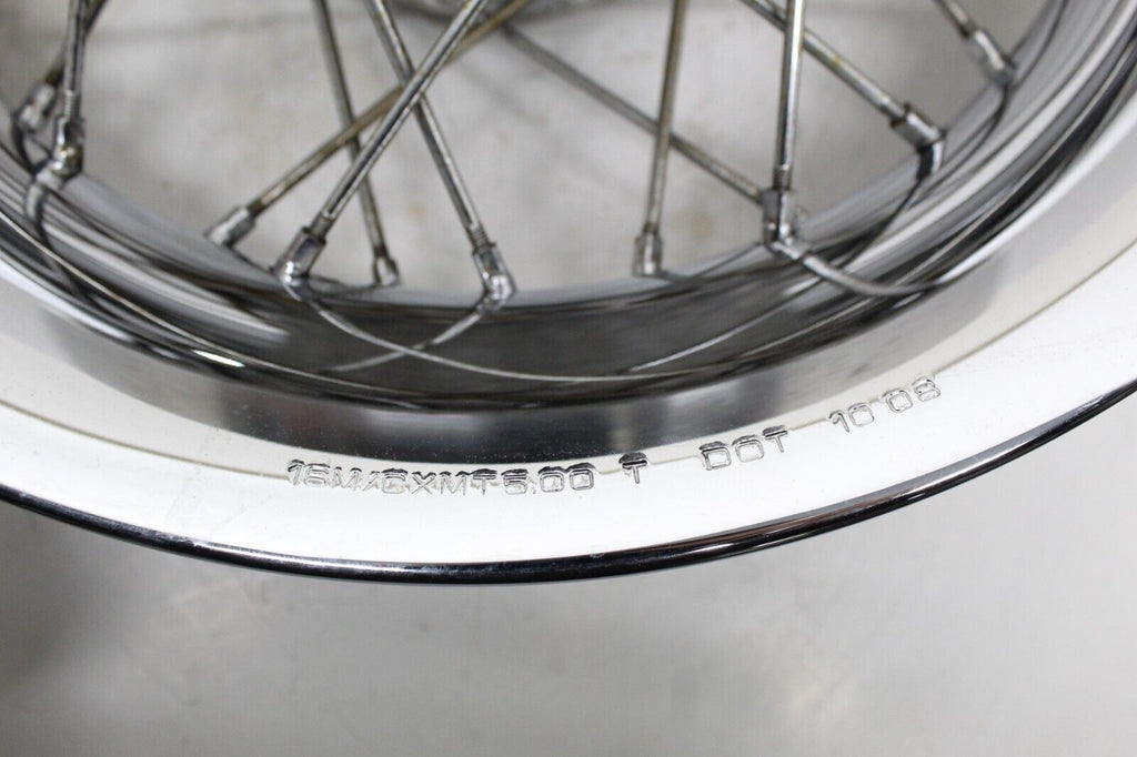 09-24 2009 Up Harley Touring Wire 40 Spoke Oem Rear Wheel 16X5