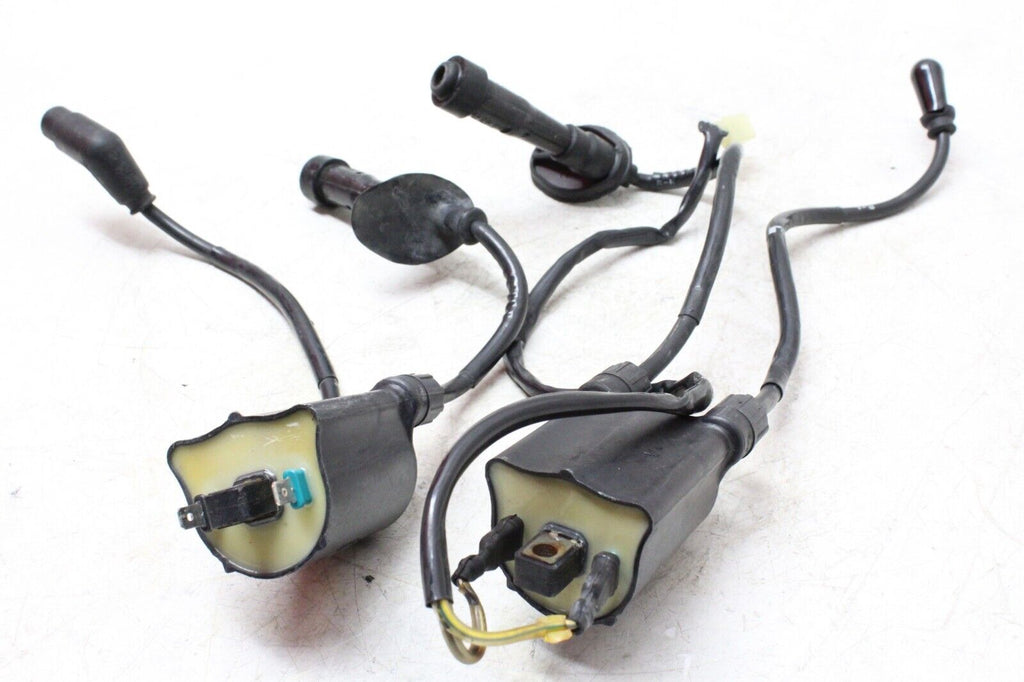 88-91 Honda Hawk Gt 650 Oem Ignition Coils Coil Spark Plug Caps
