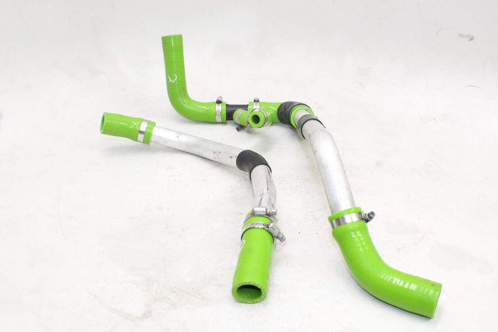 2005-06 Honda Cbr600Rr Radiator Green Hoses Engine Coolant Water Pipes Hoses