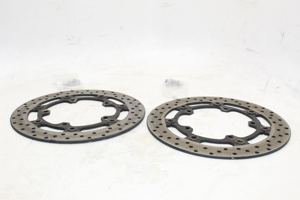 2009 Yamaha Yzf R6S Front Left Right Brake Rotors Discs