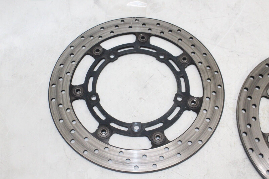 04-09 Yamaha Fz6 Oem Front Left Right Brake Rotors Discs