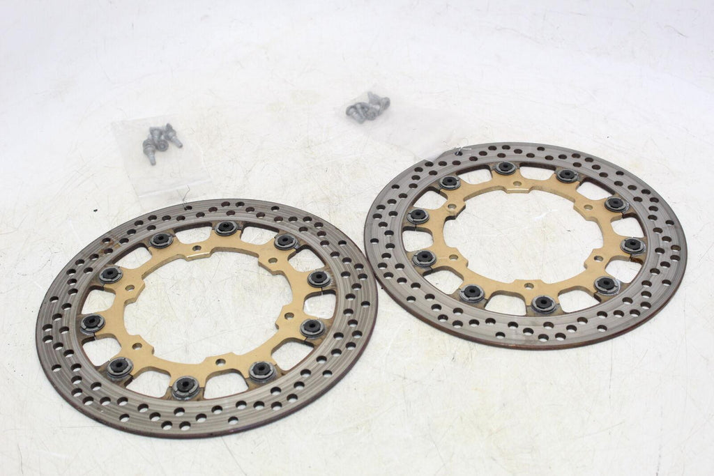 2000 Yamaha Yzf R1 Front Left Right Brake Rotors Discs